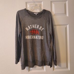 Hibernating sweatshirt